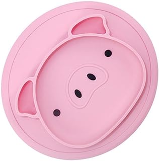TOYANDONA 1 Peça Prato De Silicone Para Bebê Pratos Para Bebês Prato Para Crianças Bandeja De Servir Comida Bandeja De Silicone Bandejas Para Comida Prato Dividido Gadget De Cozinha Prato