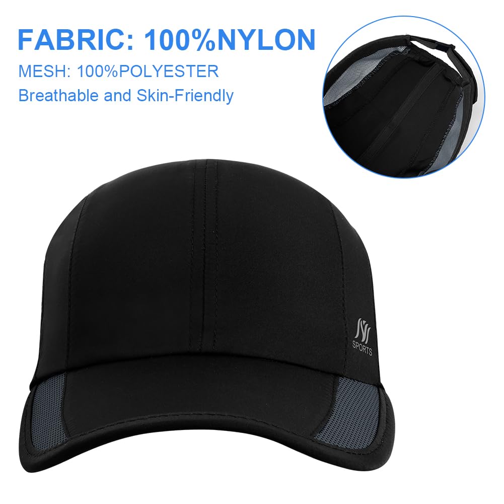 Basecap Unisex składana czapka baseballowa dla mężczyzn i kobiet, regulowana czapka na lato z daszkiem, ochrona przed słońcem, czapka baseballowa z siateczki, kapelusz przeciwsłoneczny do