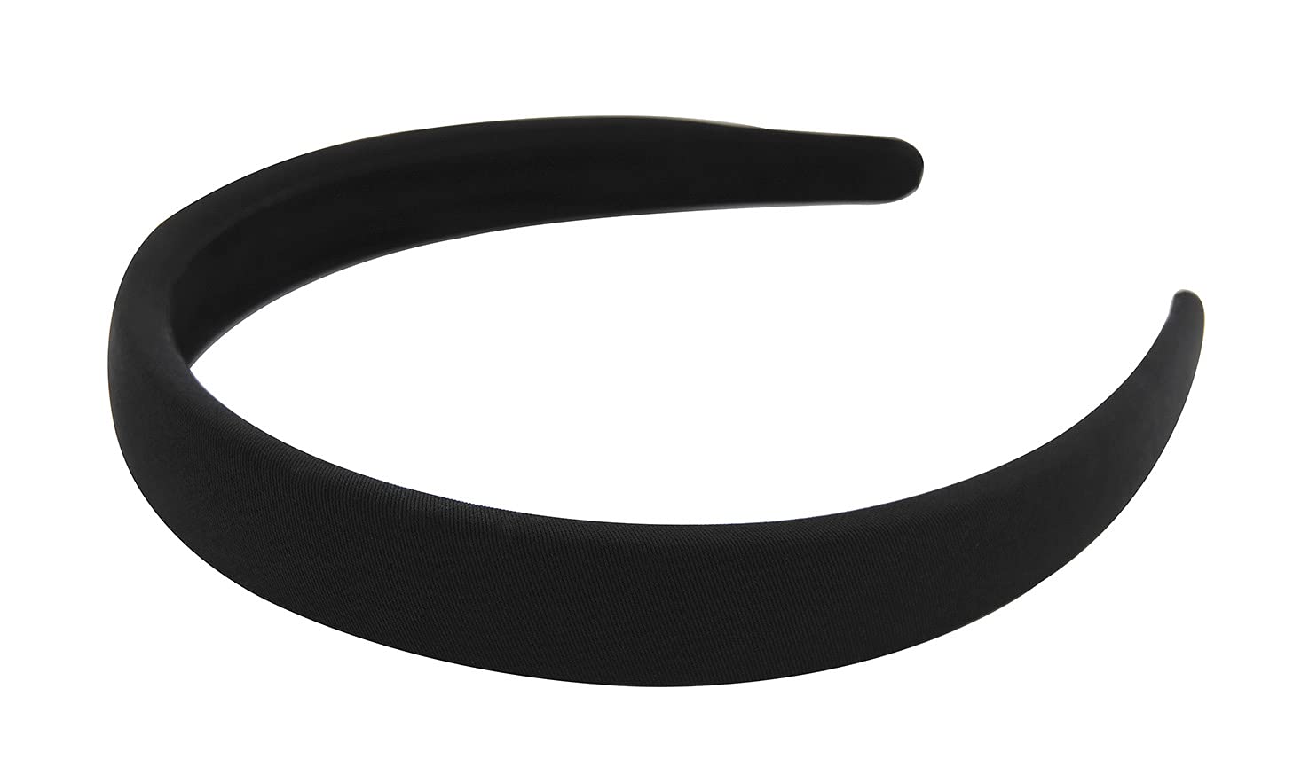 axy Headband with Fabric Padded Candy Colours - Beautiful Women's Headband Hair Accessories Headband HRK7 (Black) - Image 2