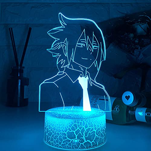 Led-nachtlampje Anime My Hero Academia Tamaki Amajiki licht voor slaapkamer decoratie verjaardagscadeau Tamaki lamp My… - Image 5
