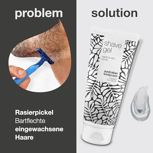 Rasiergel Transparent für Herren mit Teebaumöl von Australian Bodycare