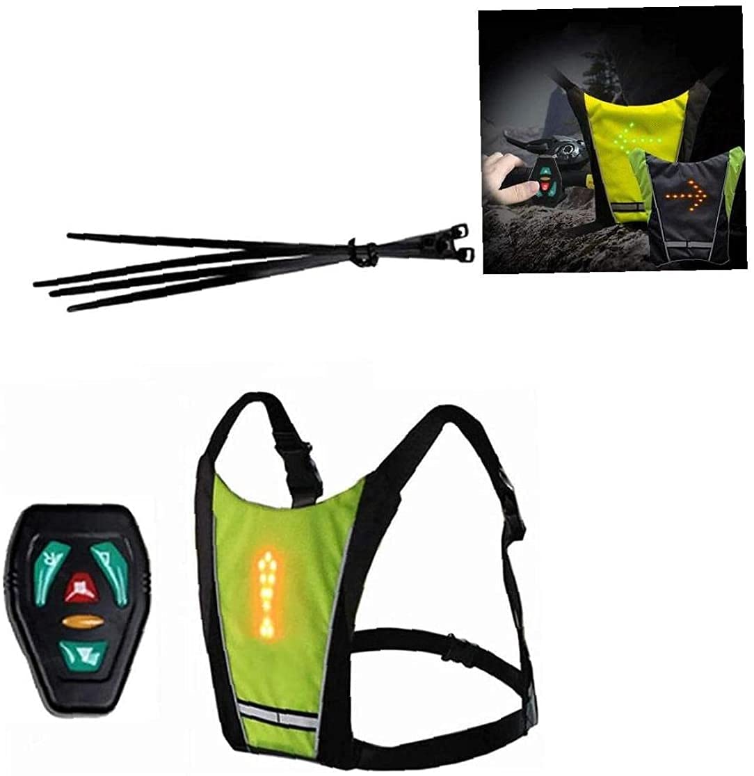 Gilet réfléchissant, lumière de sécurité exécutant gilet de vitesse réfléchissant, sécurité nocturne à haute visibilité réflecteur réglable, léger et résistant aux intempéries for le jogging et le cyc