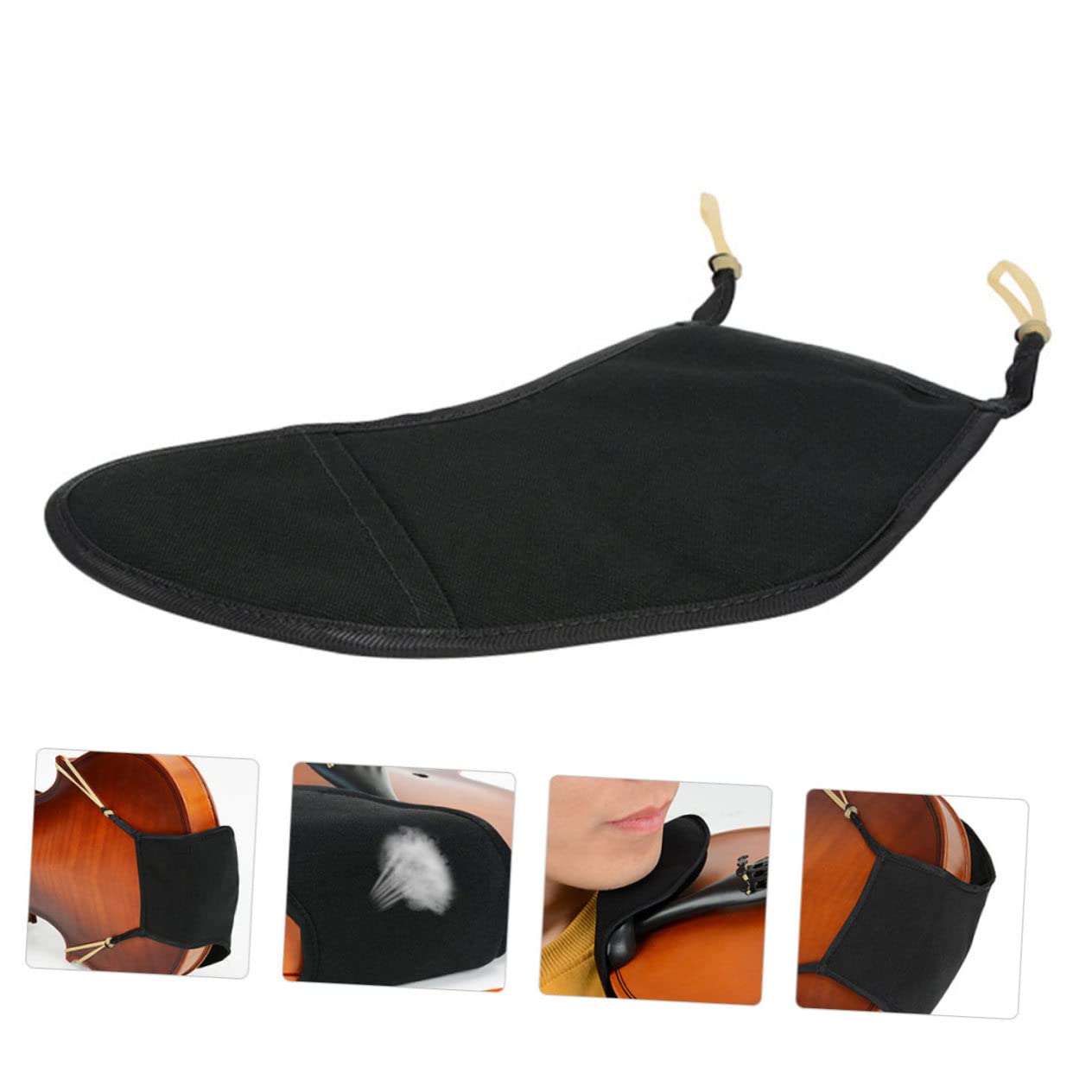 TOYANDONA Mentonnière Pour Violon 5 Pièces Repose-Épaule En Coton