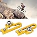 Bicycle Clamp Brake Bike, C Clamp Brake Pad Aluminum Alloy Extension C Caliper Adapter with 10mm Extension for Road Bicycles (Gold)