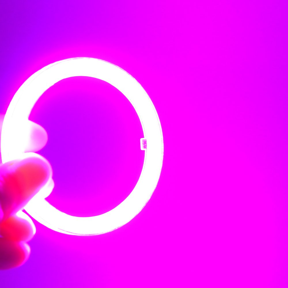 Amazon | 最新高輝度 COBイカリング 90Φ 2本セット パープル・ピンク