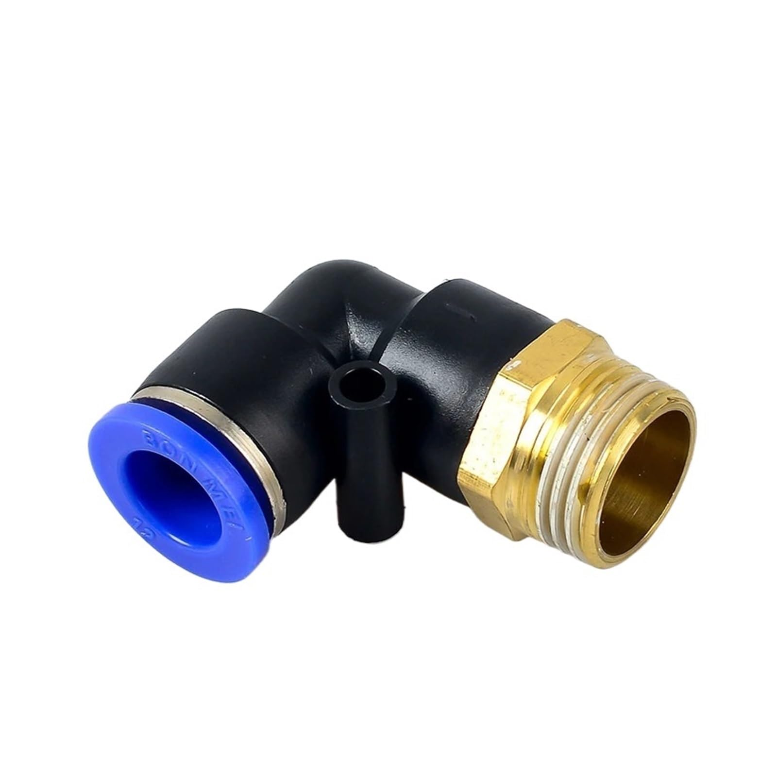 Qxyslhkc Men's Pl12-02 Pl Pneumatic Connector 4Mm-12Mm Hose Od 1/8 "1/4" 3/8 "1/2" Pneumatic Thread Tube Elbow Connector Tube Air Push In Mount(,30Pcs)