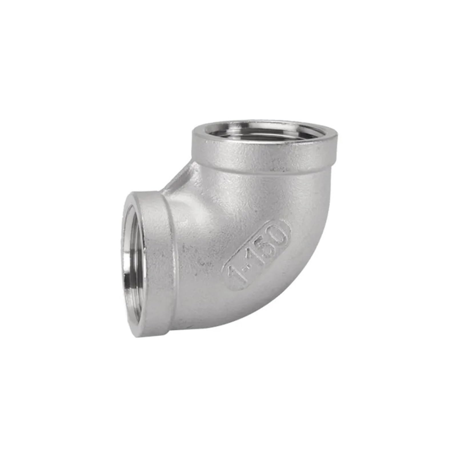 304 Stainless Steel Elbow DN15 1/8" 1/4" 3/8" 1/2" 3/4" 1" 2" BSPT Male Female for Pipes and Valves Water Pipe Fittings(F-F,1/4")