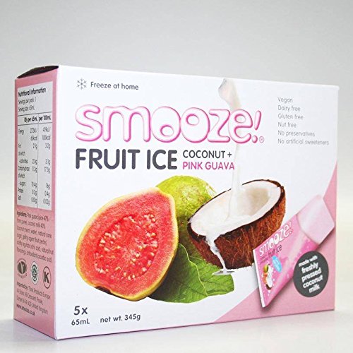 Smooze | Pink Guava & Coconut Fruit Ice | 6 x 5 X65ML