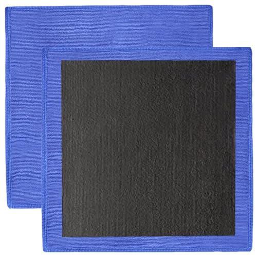Windspeed 2PCS Clay Towel Auto Detailing 30 x 30 cm Car Clay Bar Towel Cloth Car Detailing for Cleaning (Blue)