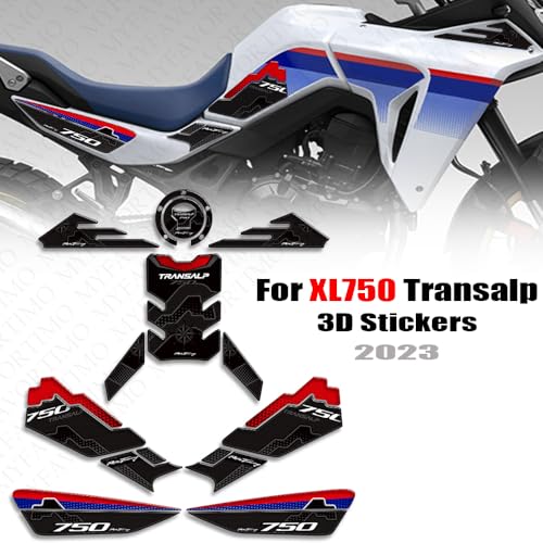 Fits for Transalp XL750 Motorcycle Stickers Fuel Tank Pad Protection Body Fairing Fuel Tank Pad Decals Compatible with Honda Transalp XL 750 Fuel Tank Pad Protection and Decoration 2023 (A-2) by KSUMRET - Used condition - Image 5