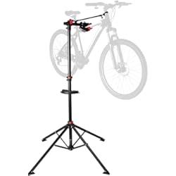 Soporte De Pared Para Mantenimiento De Bicicletas Ultrasport Bicicleta Asamblea Estar, Estable Bicicleta asamblea Estar, para Trabajos reparación Todos Modelos Bicicletas, Llave Bloqueo rápido no Pintura, Bandeja magnética Herramientas, máx. 30 kg