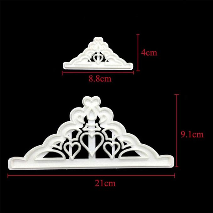 Moldes de Chocolate Corona de Silicona 2 Piezas miniatura 3