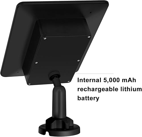 Miniatura 6 de Panel solar de cámara de sendero, mini cargador de batería solar DC 12V1A 6V1.5A batería de litio recargable incorporada de 5000 mAh, accesorio de