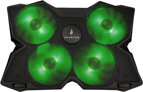 SureFire Bora Gaming Laptop Cooling Pad - Base refrigerante para Laptop 12''-17'' - para laptops...