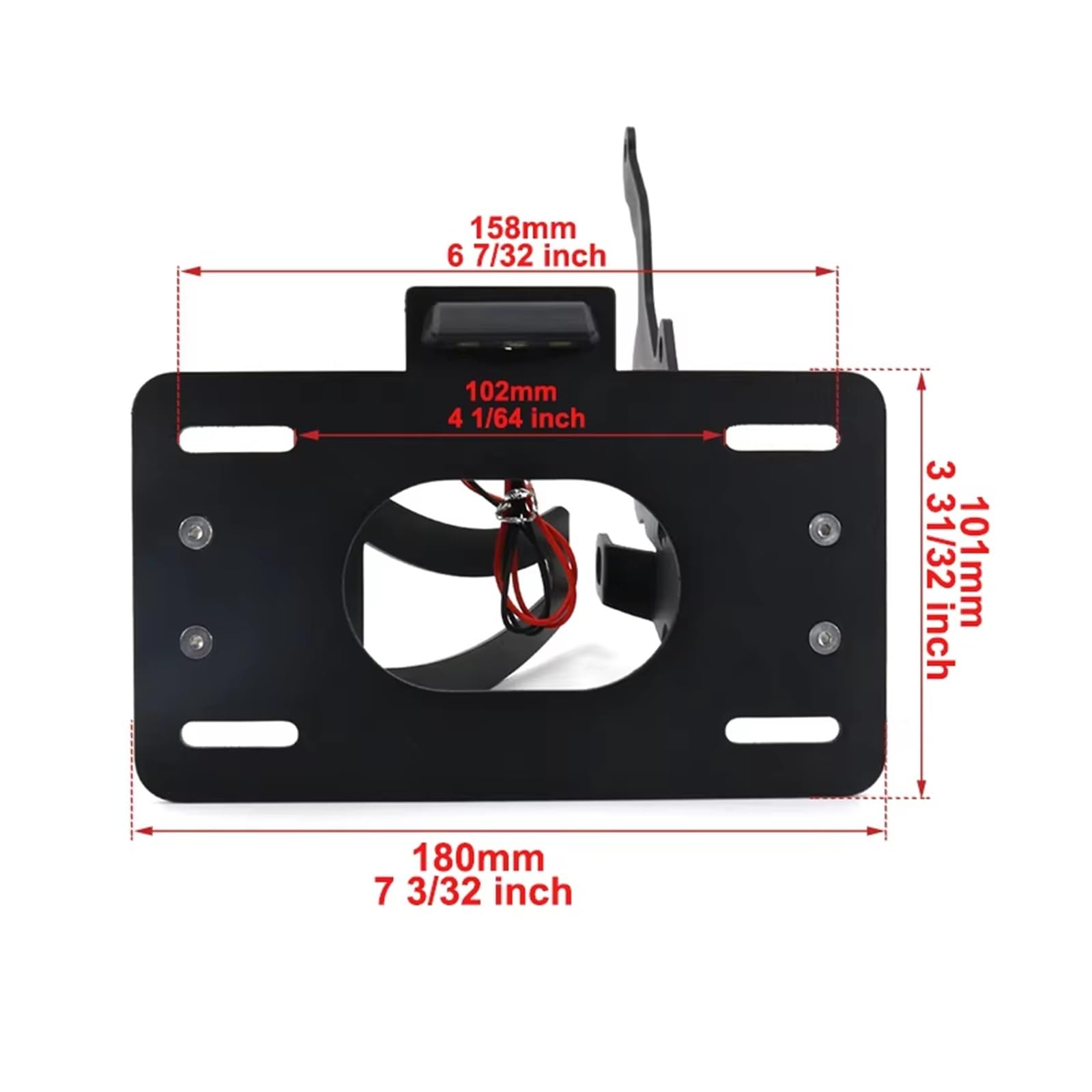 Moto Supporto Targa Portatarga Laterale Per Vulcan 800 Per VN800 1995-2006 Supporto Per Eliminatore Parafango