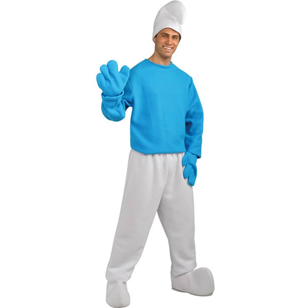 Amazon.co.jp: The Smurfs - Deluxe Smurf Adult Costume