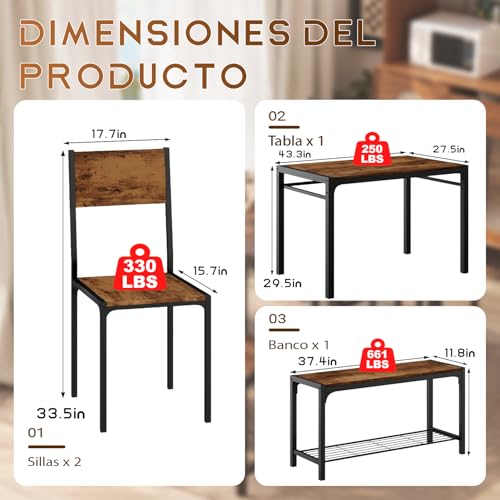 Opiniones y reviews de Mesa Con Taburetes los más solicitados. 17 Imagen adicional