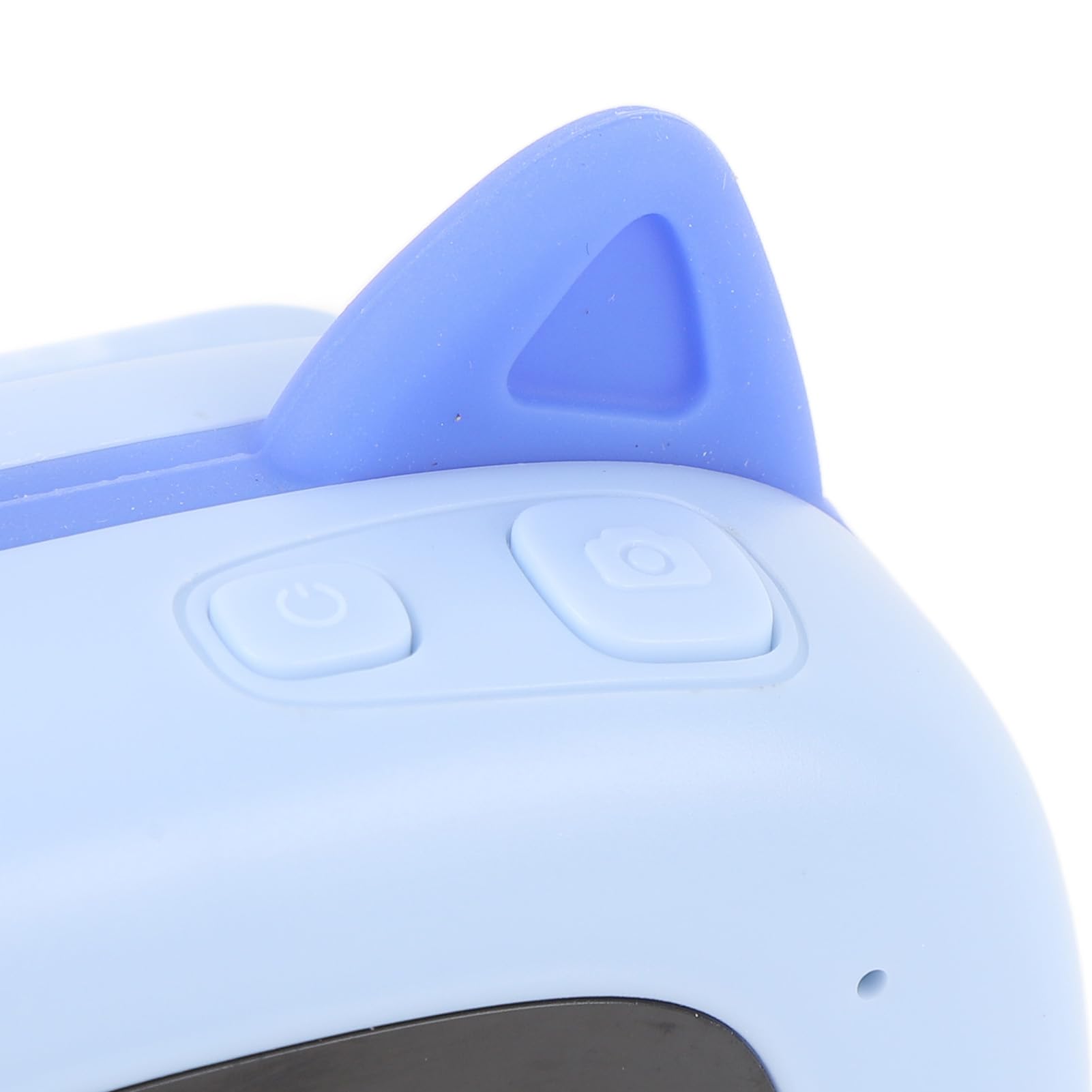 Fotocamera a Doppia Lente da 20MP per Selfie con Fotocamera da Viaggio con Zoom 4x, Schermo da 2 Pollici per Ragazze, 3 Rotoli di Carta da Stampa (BLUE)