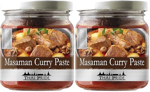 THAI PRIDE Pasta para curry Massaman - 195g (Paquete de 2)
