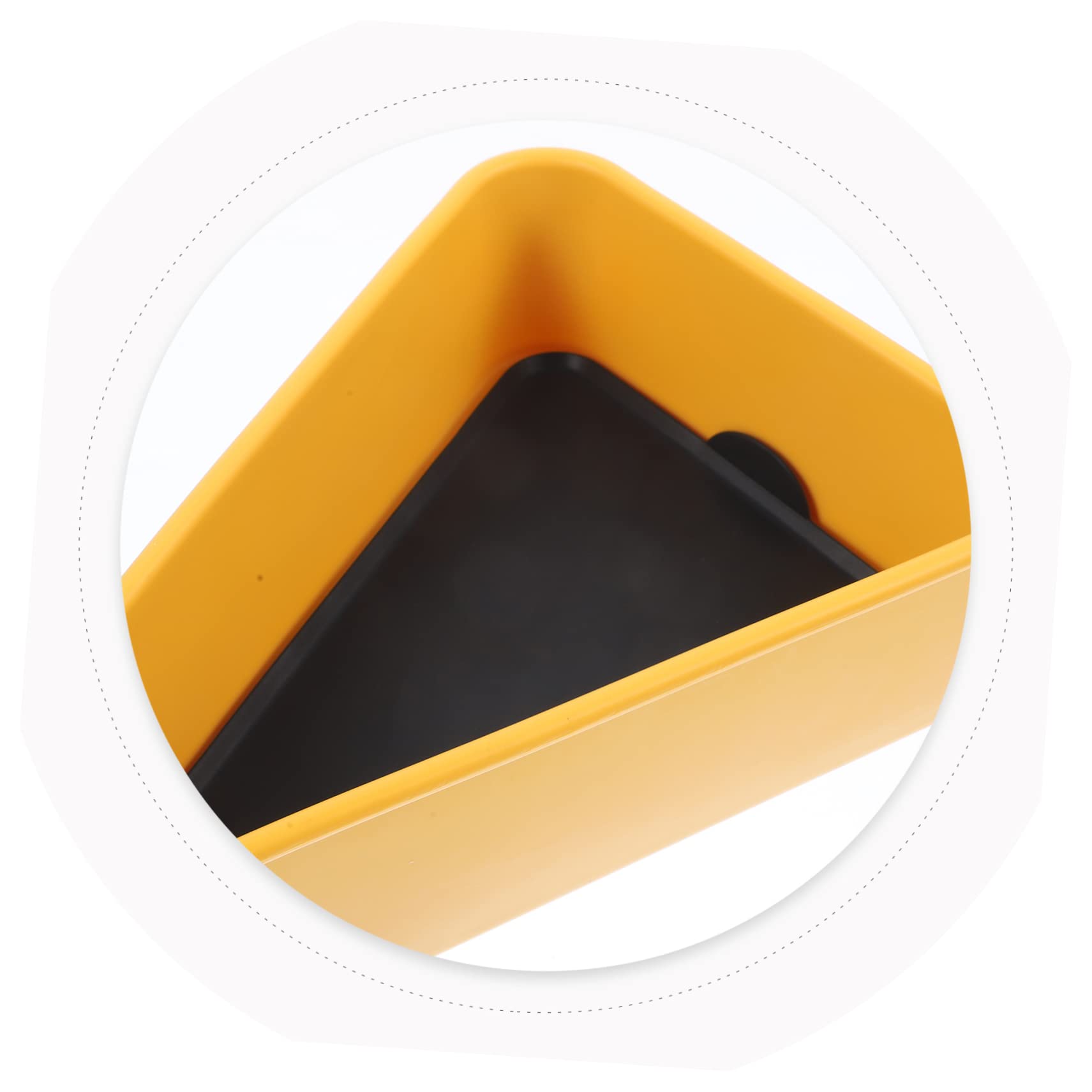 Cabilock Boîte À Pizza Boîte À Pizza Conteneur De Stockage De Pizza Avec Couvercles - Récipient Alimentaire Triangle En Silicone Réutilisable Pour Les Restes - Valise Portable Gain De