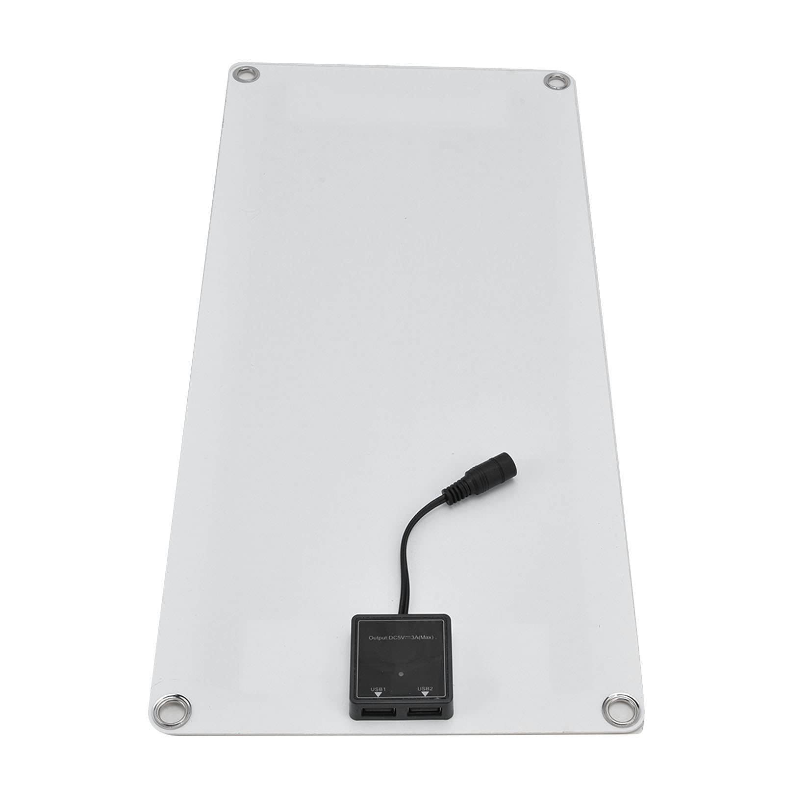 Chargeur de Panneau Solaire, Panneau Solaire en Silicium Monocristallin avec Port USB pour le Cyclisme en Plein Air pour l'alpinisme pour la Randonnée