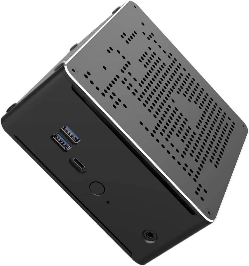 KINGDEL 6 Cores i7-8750H CPU 9 MB Cache Mini PC, 16GB DDR4 RAM, 512GB SSD+2TB HDD, 4096x2304, 1xHD 2xLAN 1xDP 4xUSB3.0