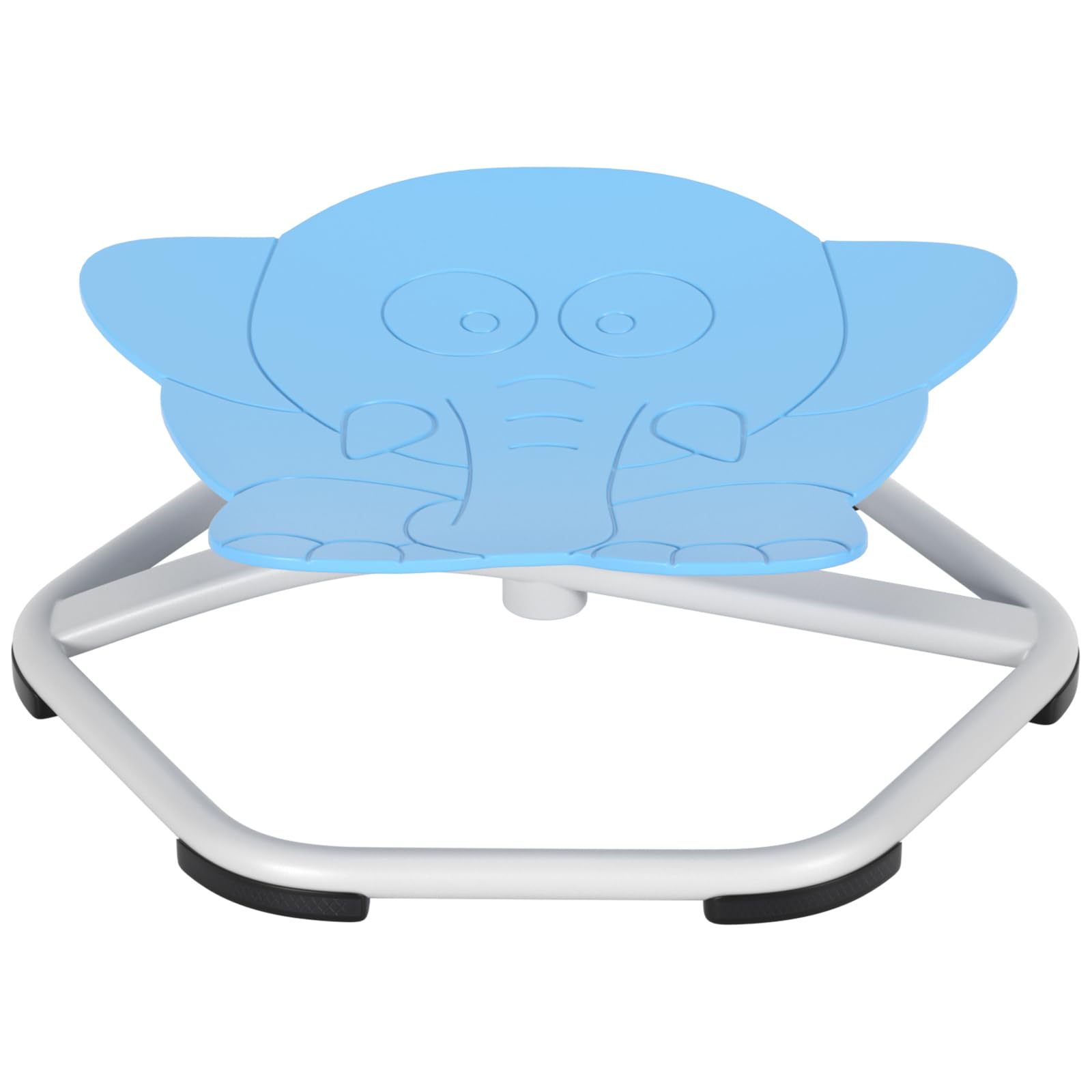VIPIH Sit+Spin 360°Sensory Spinning Seat Swivel Toy Kids Wobble Chair Stool Blue