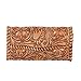 American Darling Floral Tooled Clutch Tan