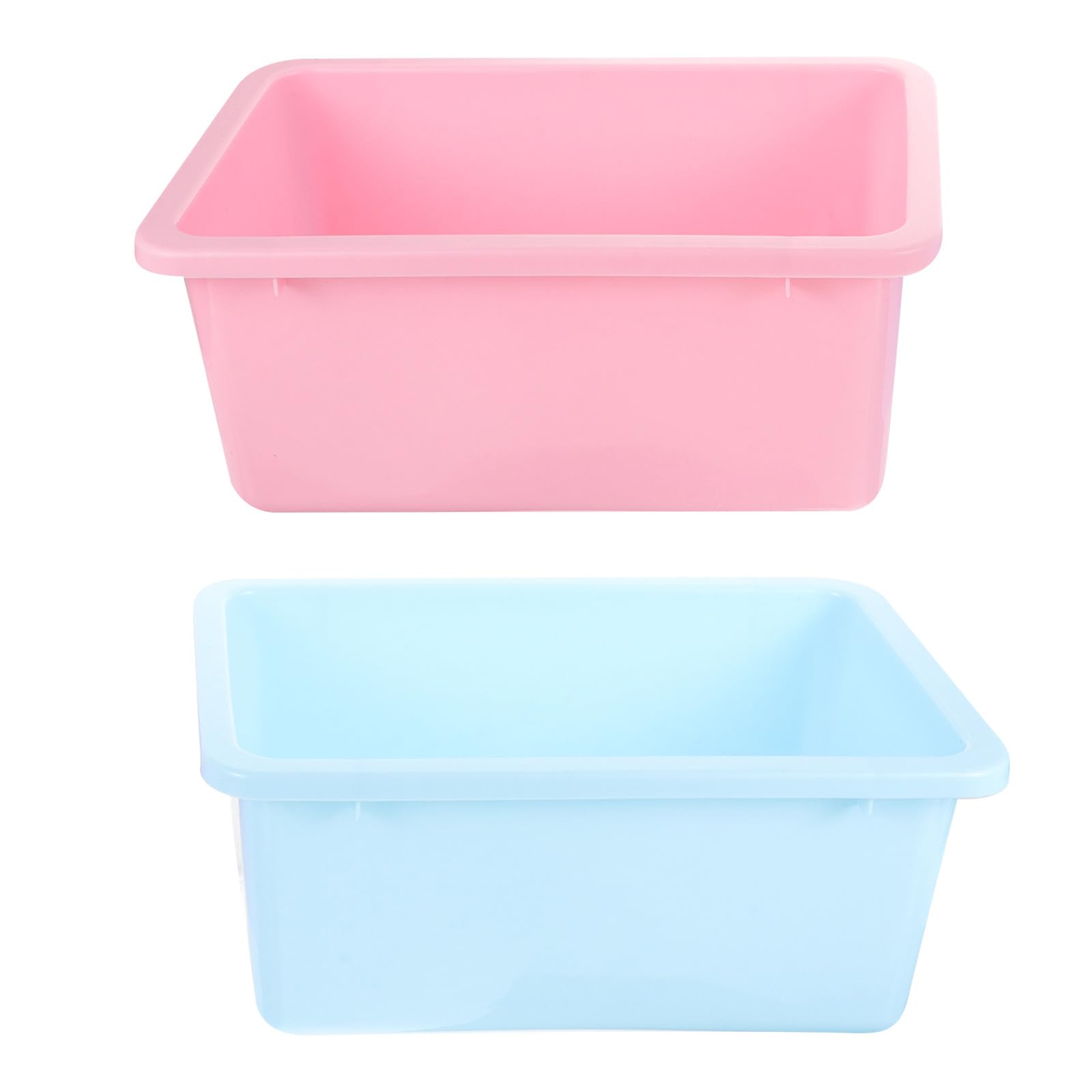 Cajas de plástico con diseño sencillo y resistente para útiles