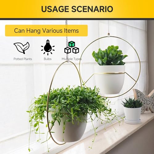 image for MYWISH 50-Pack Black Screw in Hooks, Q-Hanger Hook Screws, 1-1/4