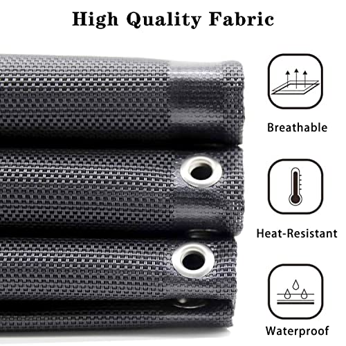 Zero Gravity Chair Replacement Fabric With Bungee Cord Kit, 17 Inch Wide Repair Cloth With Replacement Cord For Anti Gravity Chairs Outdoor Recliner Patio Lounge Chair Lawn Beach Sling Chair, Black #TOP3