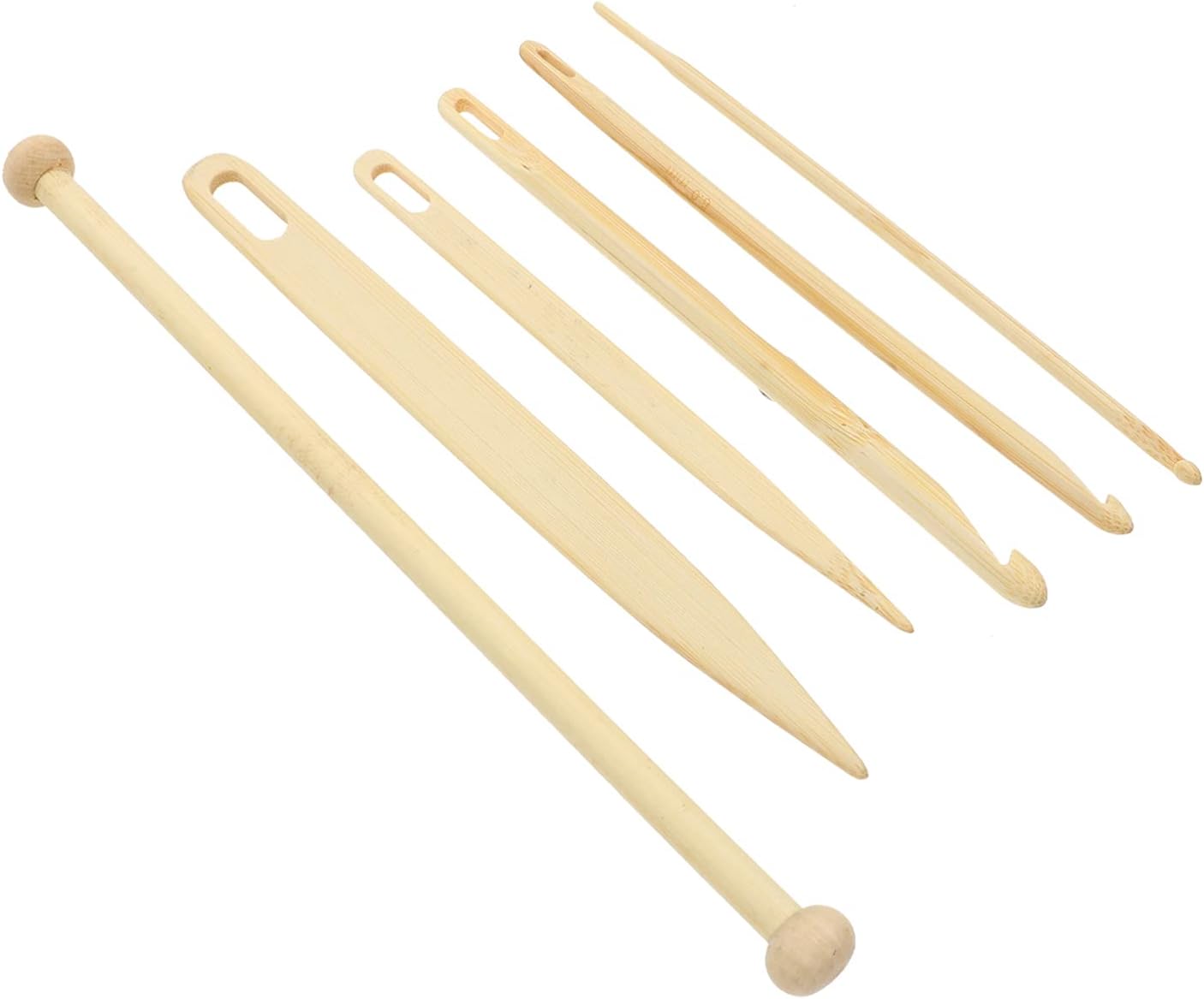 Wakauto 1set Handmade Weaving Tools Weaving Accessories Hooks for Knitted Crafts for Scarves Sweaters and More