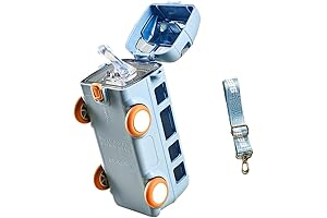 Cute 17oz Bus Shaped Water Bottle with Straw & Wheels for Kids