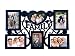 BestBuy Family Photos Collage Picture Frames Wall Hanging Collage Picture Frame with Various Shaped 6 Openings"Five 4x6, One 3.5x5" Photo Frame for Reunions, Birthday & Family Picture