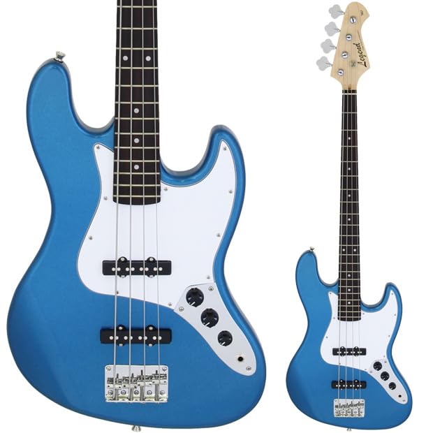 Legend レジェンドジャズベース エレキ ベース ブルー Amazon | Legend レジェンド エレキベース ブルーバースト LJB-Z
