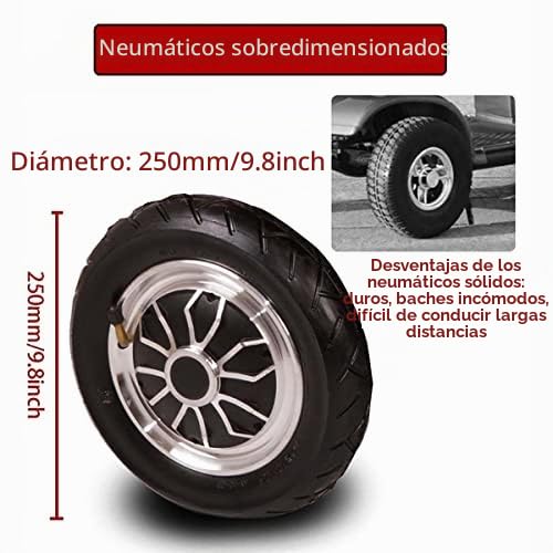Scooter de movilidad plegable Scooter de movilidad portátil de 4 ruedas Scooter de movilidad eléctrico ligero Silla de ruedas con luces delanteras LED para adultos mayores discapacitados