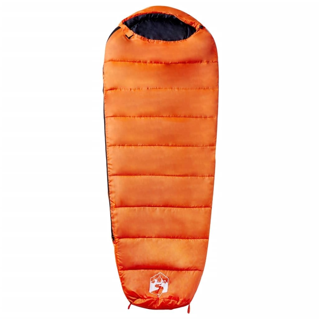 Sac de couchage momie pour adultes, sac de couchage 3 saisons pour trekking, randonnée et voyage, avec capuche et sac de rangement, 215 x 85 cm, rouge