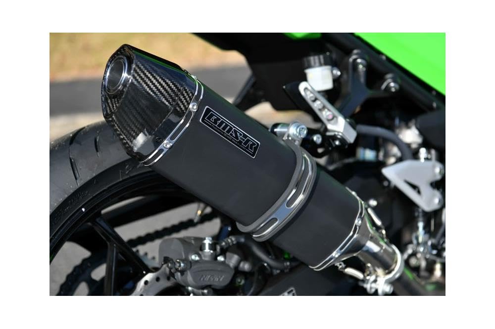 Amazon | ビームス CORSA-EVO2スリップオン マットブラック NINJA400
