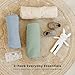 Konssy 3 Pack Muslin Swaddle Blankets for Unisex, Newborn Receiving Blanket, Large 47 x 47 inches, Soft Breathable Muslin Baby Swaddles for Boys & Girls