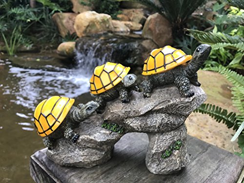 Solar-Powered-Turtles-on-Log-Outdoor-Accent-Lighting-LED-Garden-Light-Decor Solar Powered Turtles on Log Outdoor Accent Lighting LED Garden Light Decor