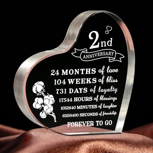 Image of Acrylic plaque gifts (2nd Anniversary)