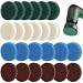 Produktbild 24 Stück Aufsatz für Bosch Universal Brush, Elektrische Reinigungsbürste mit Bosch Home and Garden 6033 Akku 6X Schaumstoffpad, 6X Küchenpad, 6X Hochleistungspad, 6X Mikrofaserpad