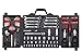 Apollo Tools 101 Piece Mechanic Tool Set for Roadside Emergencies. SAE and Metric for Mechanical Repairs for Boating, RV, Bikes, in Compact Carrying Case - Red - DT0006