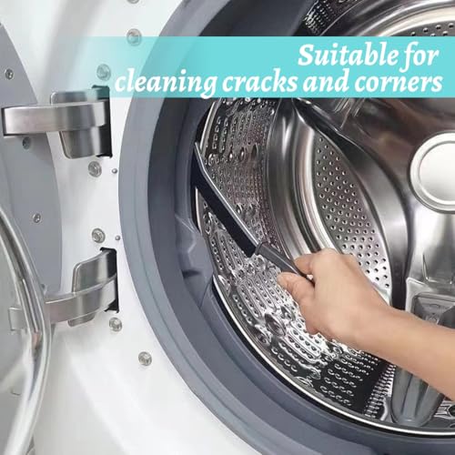 KYLOS 5 Stück Lückenreinigungsbürste, Küche Badezimmer Groove Gap Cleaning Brushelektrische Reinigungsbürste,Premium Schrubber Mit Aluminiumstütze Mit 15°-Winkel Zauberbürste