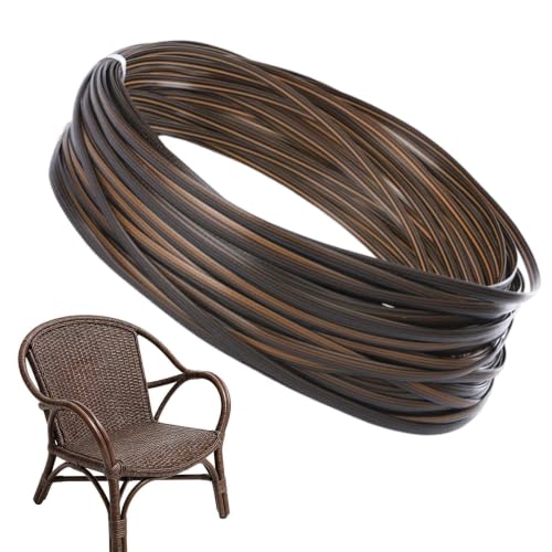 Wicker Repair Kit   Restores Outdoor Furniture Surfaces with Strong Strips, 120Ft Rattan Replacement Roll Practical Design, Waterproof UV Resistant Material + Flexible Weaving Application System, Dura