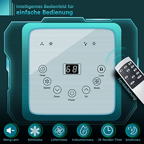 Climatizzatore portatile con tubo di scarico