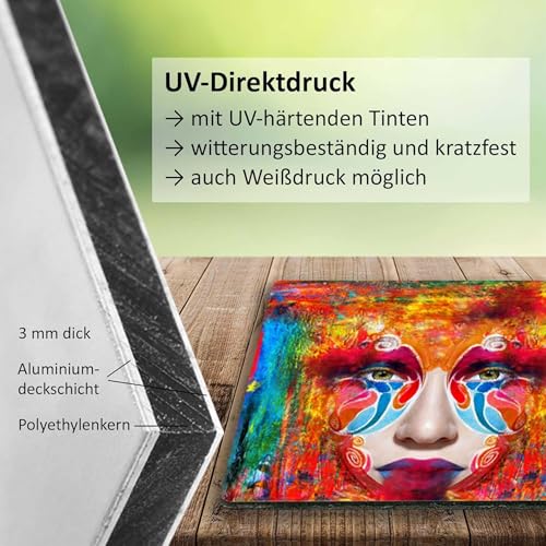 Indigos UG - Schilder selbst gestalten mit Wunschtext - Schild personalisiert grau - Aluverbundplatte in 8 Größen - mit Text und Schrift - für Garage, Parkplatz, Firma, Schule, Hotel oder Carport