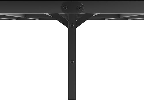 Miniatura 5 de Base de cama de plataforma de metal resistente con almacenamiento debajo de la cama, marco de cama tamaño Queen con cabecero, no necesita somier,