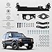 maXpeedingrods Steering Box Brace W/Flanged Bearing Kit for Jeep Cherokee XJ 1984-2001