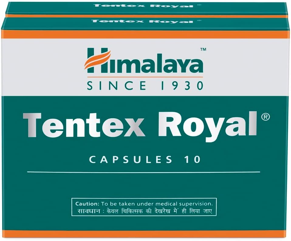 Himalaya Tentex Royal, 20 Capsules |Helps Improve Performance |Increases Energy |Ensures Satisfaction